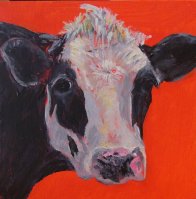 Moo Cow 1, by Sandy Katz, http://www.katzmeow.net/artwork/
